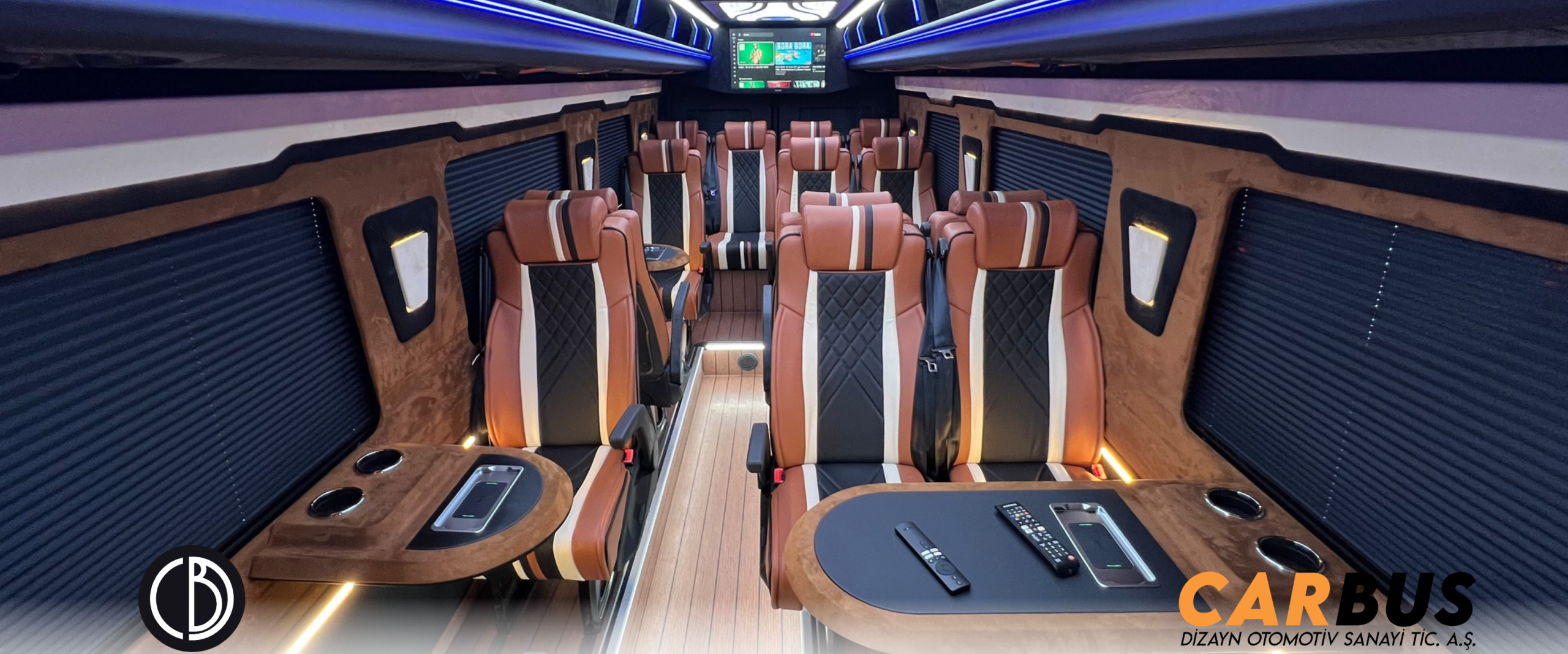 Mercedes-Benz Sprinter 519 kahverengi turizm aracı